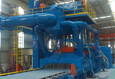 鋼板預(yù)處理生產(chǎn)線(xiàn)-鋼板拋丸機(jī)